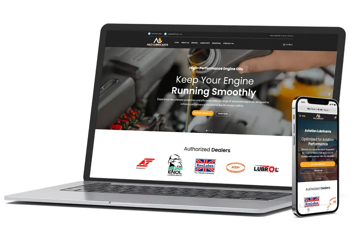 A&O Lubricants website development